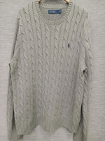 [L] POLO 폴로 케이블 꽈배기 니트