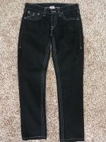 [33] TRUE RELIGION 트루릴리젼 섹션 잭 블랙 USA 만국기 스판 슬림핏