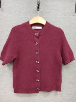 [S] ZARA 자라 니트 반팔 가디건