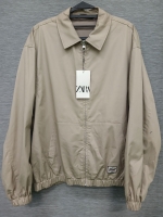 [S] 새상품 ZARA 자라 베이지 집업 면 자켓
