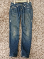 [27] TRUE RELIGION 트루릴리젼 USA 만국기 스텔라 슈퍼티 스키니진