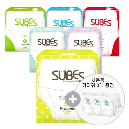 유아기저귀 팬티/밴드 6팩+샘플팩 증정