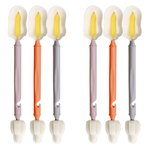 듀얼 더블폼 3P+3P 세척솔 젖병솔