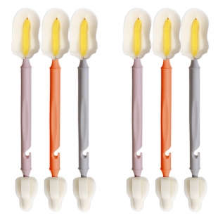 듀얼 더블폼 3P+3P 세척솔 젖병솔