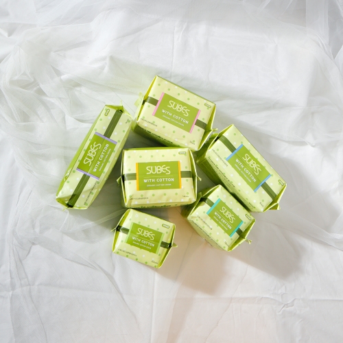 위드코튼 유기농 순면커버 생리대 1팩 / 중형 대형 오버나이트 팬티라이너 롱