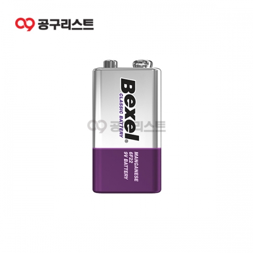 벡셀 건전지 망간 FC-1 9V 6F22 142-0104