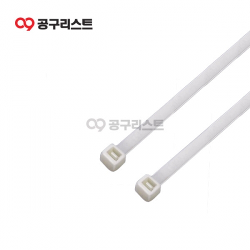 자이언트록 케이블타이 미니 270mm 백색 100개 883-2070