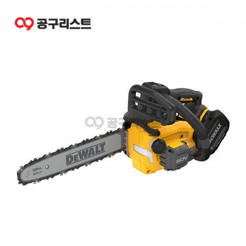 디월트 60V 12인치 탑핸들 체인톱 베어툴 DCMCST630N