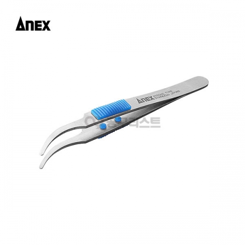 아넥스 핀셋 곡선 둥근 스테인레스 집게 120mm 217