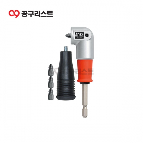 아넥스 드릴척 숏 L형 어댑터 코너 드라이버 AKL-565
