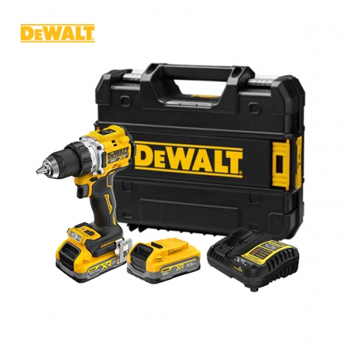 디월트 컴팩트 드릴 드라이버 20V XR BL 배터리2개 세트 DCD801S2T