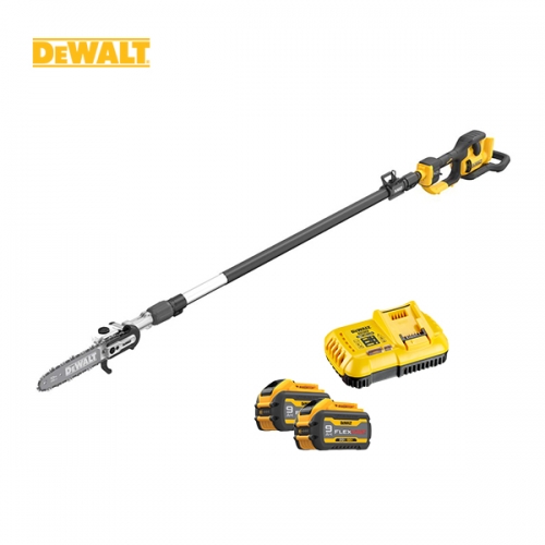 디월트 60V 25cm 장대 체인톱 3.0Ah DCMPS635X2