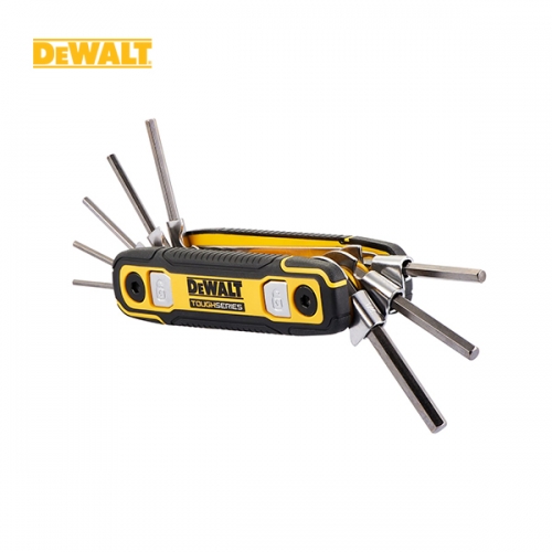 디월트 DWHT70266 터프시리즈 접이식 육각렌치 8pcs SAE