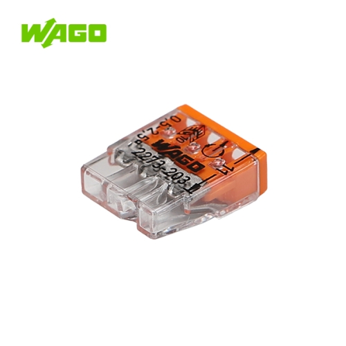 와고 전선 전기 단선용 커넥터 2273-203
