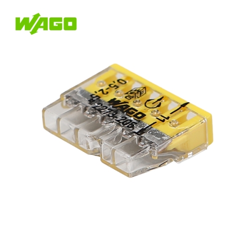 와고 전선 전기 단선용 커넥터 2273-205