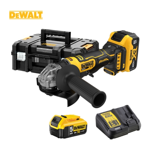 디월트 DCG404P2 20V 충전 슈퍼슬림 그라인더 패들스위치