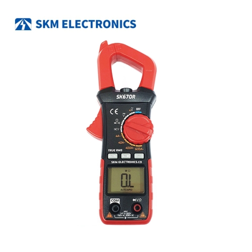 SKM전자 디지털 클램프 미터 후크메타 SK-670R