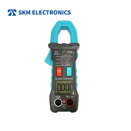 SKM전자 디지털 클램프 멀티미터 후크메타 SK-606RMS
