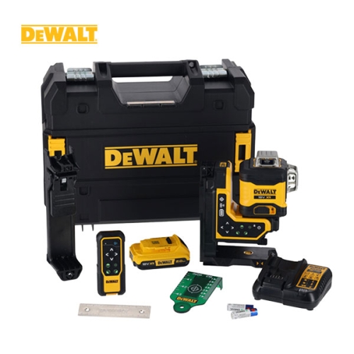 디월트 20V 원격제어 3x360 그린 레이저레벨기 2.0Ah 키트 DCLE34035D1