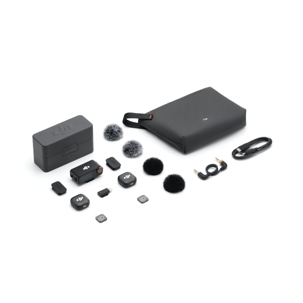 DJI Mic 3 (2 TX + 1 RX + 충전 케이스) 마이크