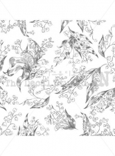 JP88-2 floral_Gray