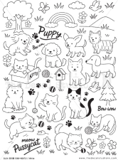 Gl 34 Pussycat&dog