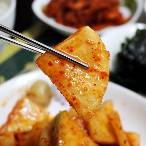 섞박지