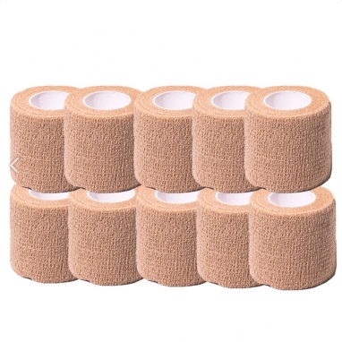 티에스 자가점착 압박붕대 탄력 밴드 손가락 테이프 자밴 2인치 10개