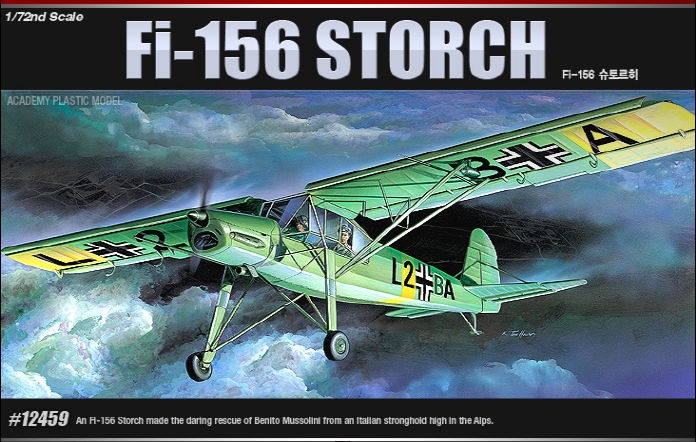 AC12459 1/72 FIESELER FI-156 STORCH AC12459 1/72 FIESELER FI-156 STORCH
