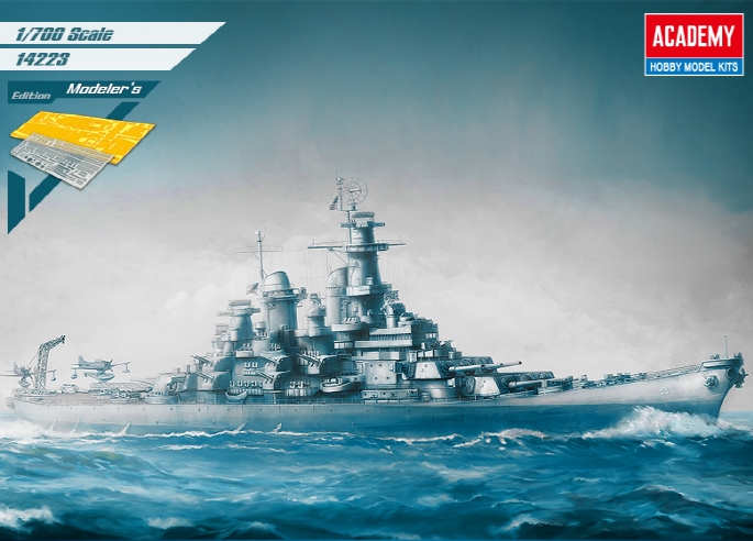 AC14223 1/700 USS BB-63 \"Missouri\" BB-63(Modeler)