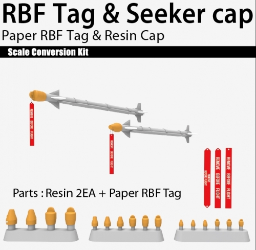DT72007 1/72 US Air Force Weapon Seeker Cap & RBF Tag DT72007 1/72 US Air Force Weapon Seeker Cap & RBF Tag