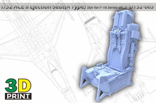 DT48015 1/48 ACE II Ejection Seat(A Type) for F-16 Series all.. DT48015 1/48 ACE II Ejection Seat(A Type) for F-16 Series all..