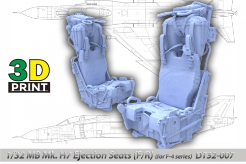 DT48019 1/48 MB Mk. H7 Ejection Seats (F/R)_2EA for F-4 Phantom II DT48019 1/48 MB Mk. H7 Ejection Seats (F/R)_2EA for F-4 Phantom II