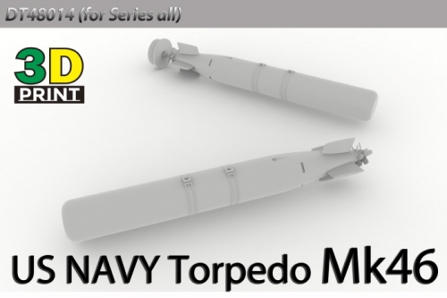 DT48014 1/48 US Navy Mk.46 Topedo set (2EA) DT48014 1/48 US Navy Mk.46 Topedo set (2EA)