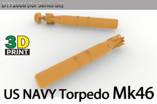 DT72008 1/72 US Navy Mk.46 Topedo set (2EA) DT72008 1/72 US Navy Mk.46 Topedo set (2EA)
