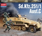 AC13540 1/35 German Sd.Kfz.251/1 Ausf.C "Hanomag"