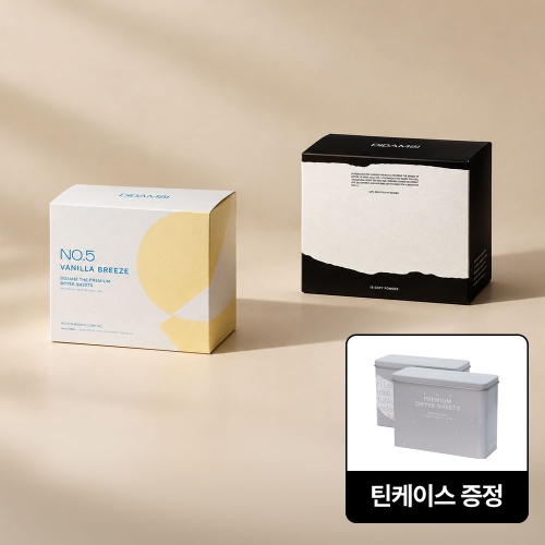 디밤비 퍼퓸 건조기시트 40입 1+1 세트 (+틴케이스 증정)