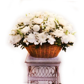 추모바구니생화