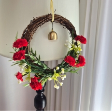 카네이션-플라워 리스 만들기 키트