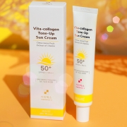 MELSMA-X VITA COLLAGEN TONE UP SUNCREAM SPF 50+PA+++ / FOR FACE (45ml) 기미엑스 비타콜라겐 톤업 썬크림 (45ml)