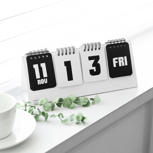 모던홀릭 신생아 만년 디데이달력_블랙