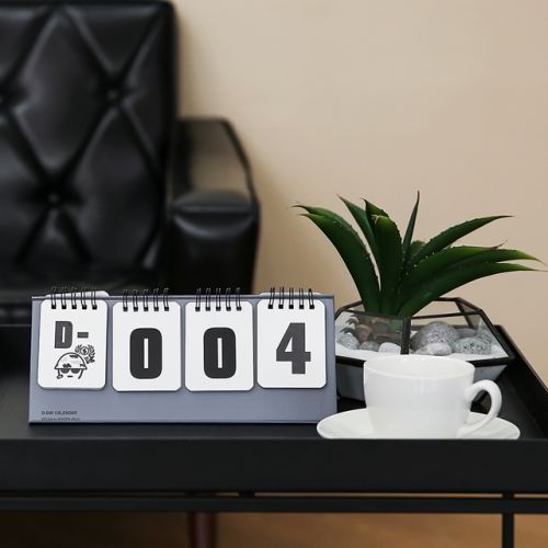 모던홀릭 신생아 만년 디데이달력_블랙