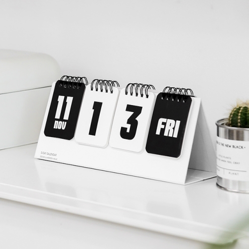 모던홀릭 신생아 만년 디데이달력_블랙