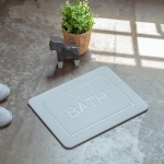 모던홀릭 규조토 발매트 욕실 화장실 음각3D_L 스톤 다크그레이