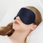 시에스타 실크 기절 수면안대, 온열안대_실크 수면안대 네이비