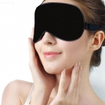 시에스타 실크 기절 수면안대, 온열안대_실크 수면안대 네이비