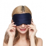 시에스타 실크 기절 수면안대, 온열안대_실크 수면안대 네이비