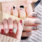 젤 네일스티커 붙이는네일 패치 128종