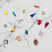 셀프 젤 네일파츠 보석 브로치 127종