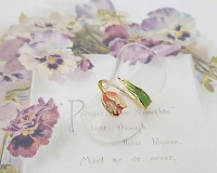 올리아 튤립 반지(2color)